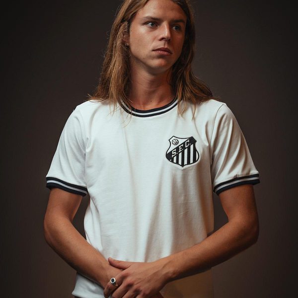Camisa Santos Retrô Vintage Masculina