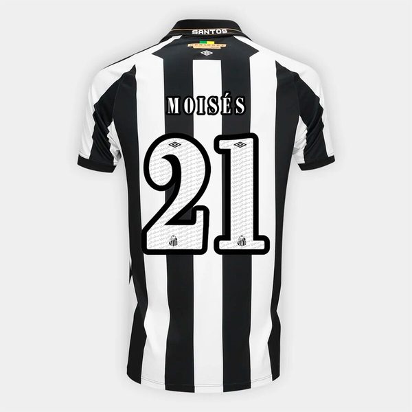 Camisa Santos II 26/27 Moisés Nº 21 Torcedor Umbro Masculina