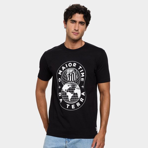Camiseta Santos O Maior Time Da Terra Masculina