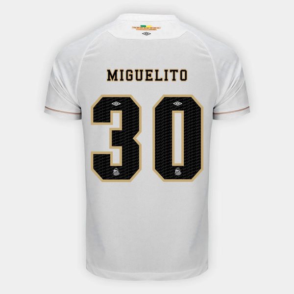 Camisa Santos I 26/27 Miguelito - Nº 30 - Torcedor Umbro Masculina