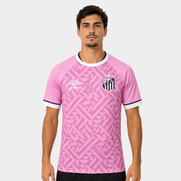 Camisa Santos 26/27 Outubro Rosa Umbro Masculina