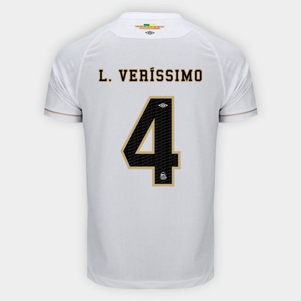 Camisa Santos I 26/27 Lucas Veríssimo nº4 Torcedor Umbro Masculina