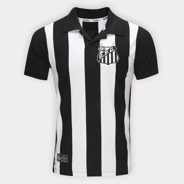 Camisa Polo Santos 2010 Listrada Retrômania Masculina
