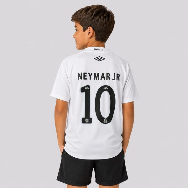 Camisa Umbro Santos I 2025 Juvenil 10 Neymar Jr