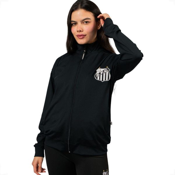 Jaqueta Agasalho Santos Oficial Esportiva Feminina