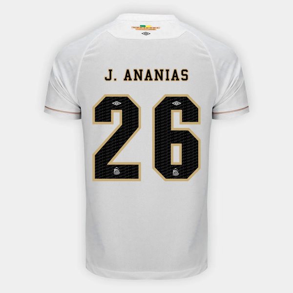 Camisa Santos I 26/27 João Ananias - Nº 26 - Torcedor Umbro Masculina