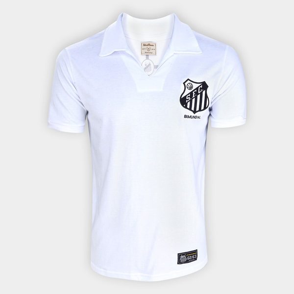 Camisa Santos 1963 Bi Mundial Retrômania Masculina