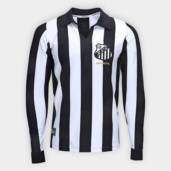 Camisa Santos 1963 Bi Mundial Manga Longa Masculina