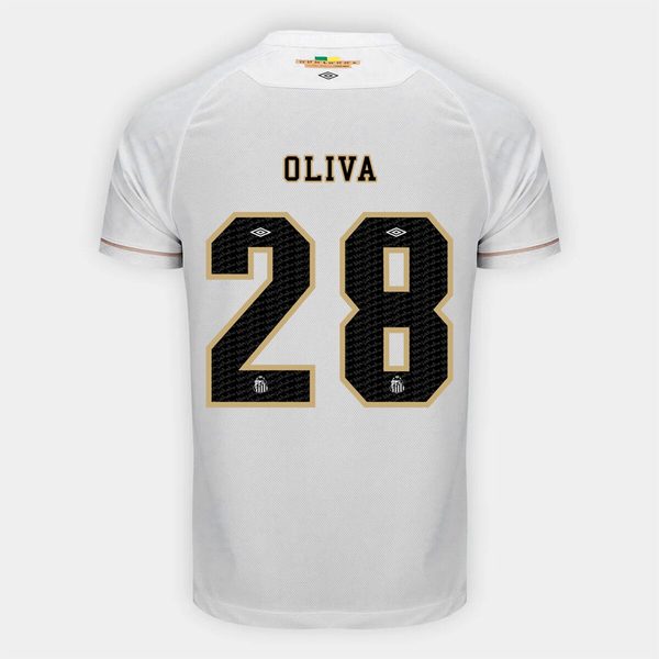 Camisa Santos I 26/27 Oliva - Nº 28 - Torcedor Umbro Masculina