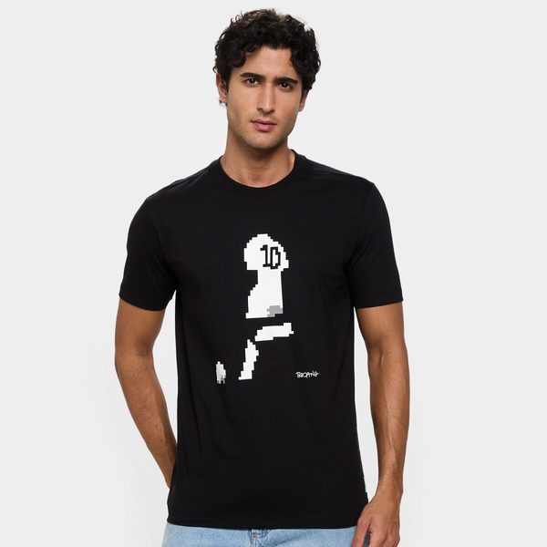 Camiseta Santos Estilo Rei Masculina