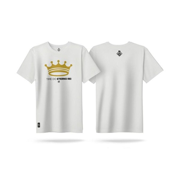 Camiseta Santos | ETERNO REI - ESTAMPA G - Masculina | Zé Carretilha