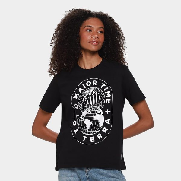 Camiseta Santos O Maior Time Da Terra Feminina