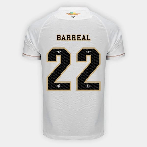 Camisa Santos I 26/27 Barreal - Nº 22 - Torcedor Umbro Masculina